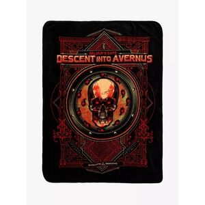 Dungeons & Dragons Plush Throw Blanket Baldur's Gate Descent into Avernus (SOFT)
